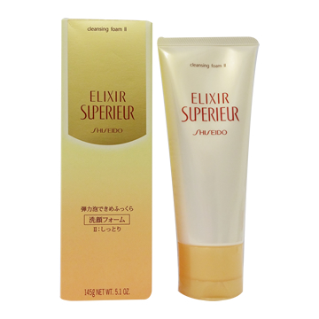 Elixir Superieur Cleansing Foam II　145g｜エリクシール シュペリエル　クレンジングフォームⅡN<洗顔料>　しっとり　145g