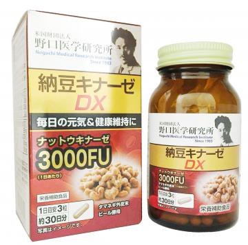 Natto kinase DX 3000fu　90 tablets(Good for 30 days)　｜納豆キナーゼDX 90粒　30日分