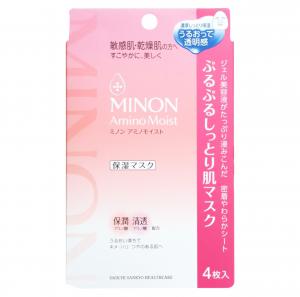 Minon Amino Moist Skin Mask  22 mL × 4 pieces｜DAIICHI SANKYO HEALTHCARE